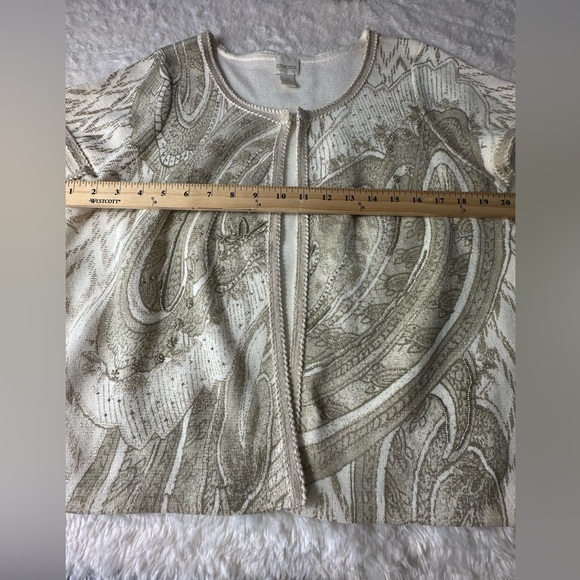 Chico's Cream Knit Top - Picture 5 of 11